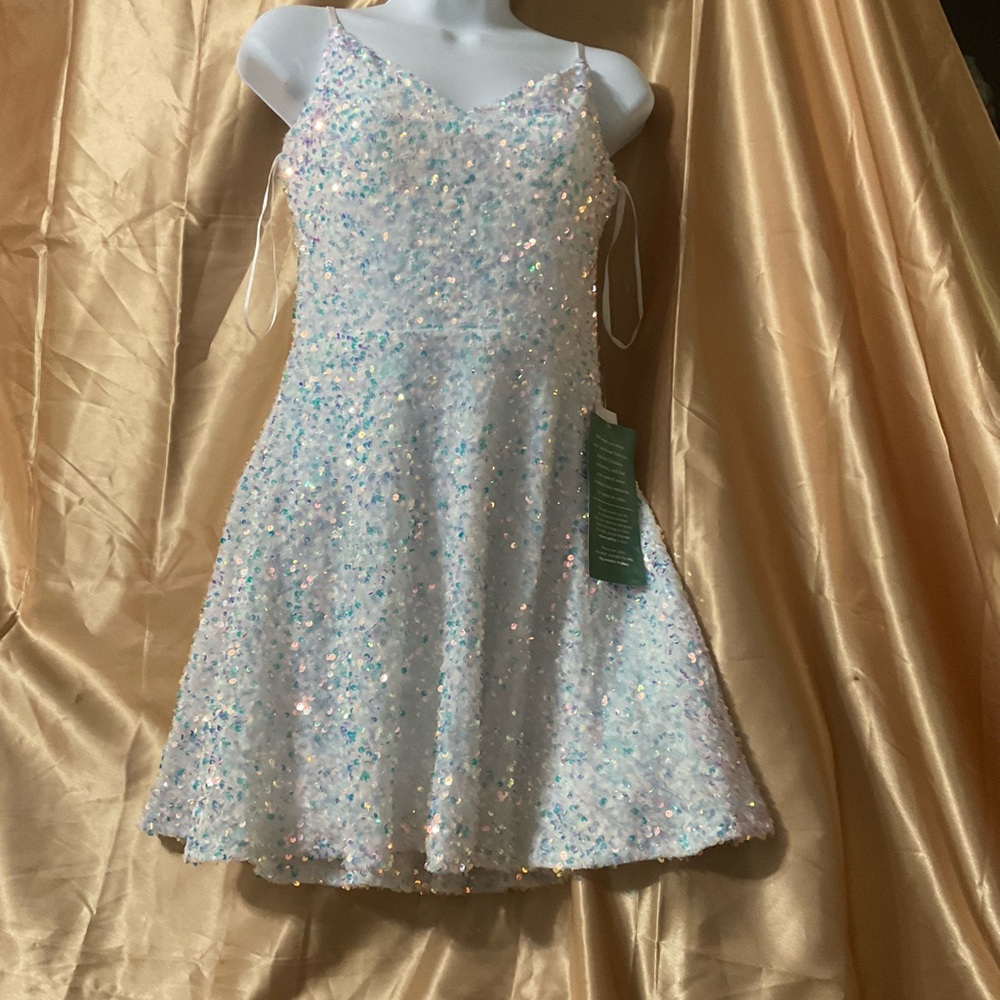 B. Smart Multicolor Sequin Dress
